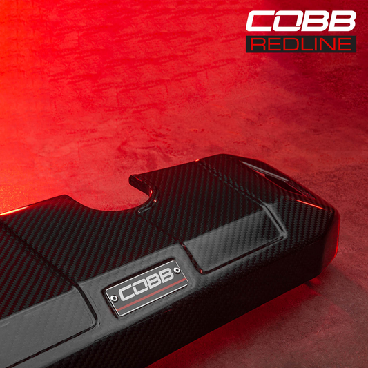 COBB Ford Redline Carbon Fiber Coolant Cover F-150 EcoBoost Raptor / Limited / 3.5L / 2.7L